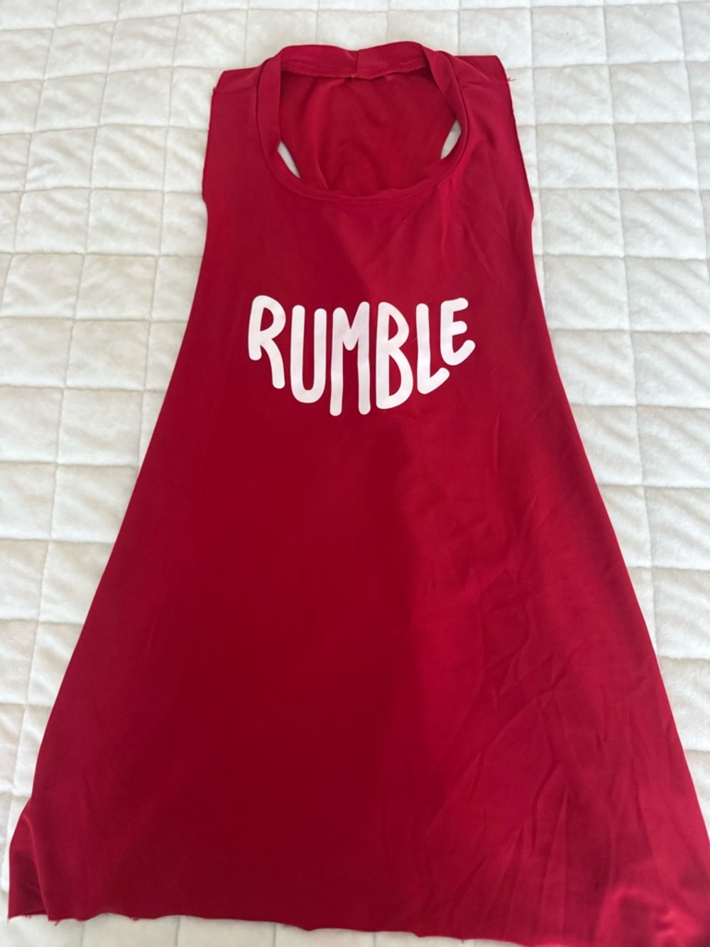 Rumble Red Graphic Tank